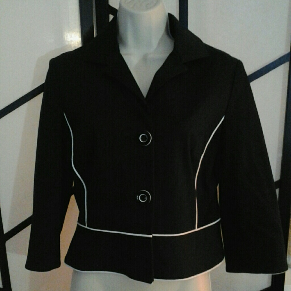 Preston & York Black Women's Blazer Jacket